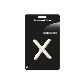 PowerGlide Snooker, Pool or Billiard Cue Rest | Cross | Nylon White | One Size