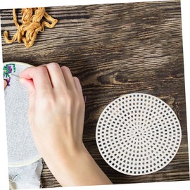 Hohopeti 12pcs DIY Mesh Sheets for Embroidery Cross Stitch Quilting Durable Needle Sewing Sheets Round Versatile Crafting