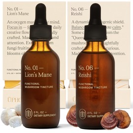 UPHORIC URTH Lion's Mane Mushroom Extract (60 Servings) and Reishi Mushroom Extract (60 Servings) Bundle