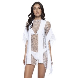 PilyQ Women's Monique Sexy Cover Up Dress, Water Lily, X-Small/Small