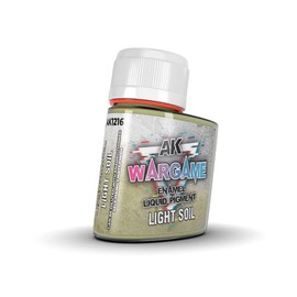 AK Interactive - Light Soil Enamel Liquid Pigment 35ml - AK1216