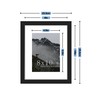 Picrit 8x10 Picture Frame Set of 7, Display 5 x