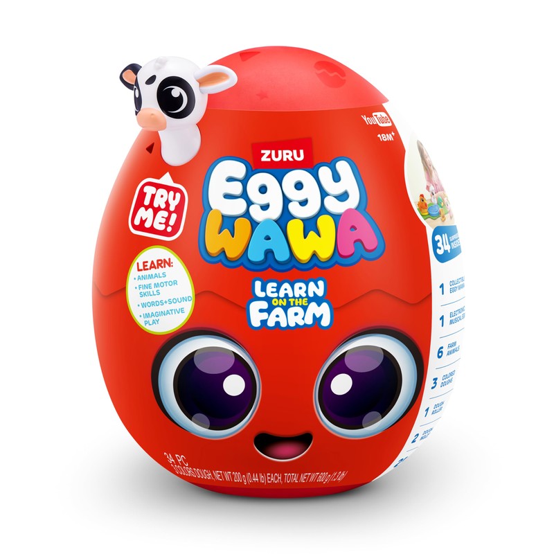 Eggy Wawa Learn on The Farm by ZURU, Pre-K Interactive