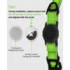 Joytale Airtag Dog Collar, Reflective Pet Collar with Waterproof AirTag