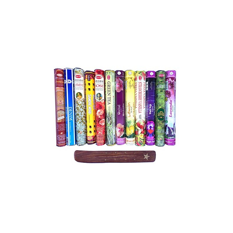 Indian 12 Incense Tree Incense Sticks Assorted Pack Aroma