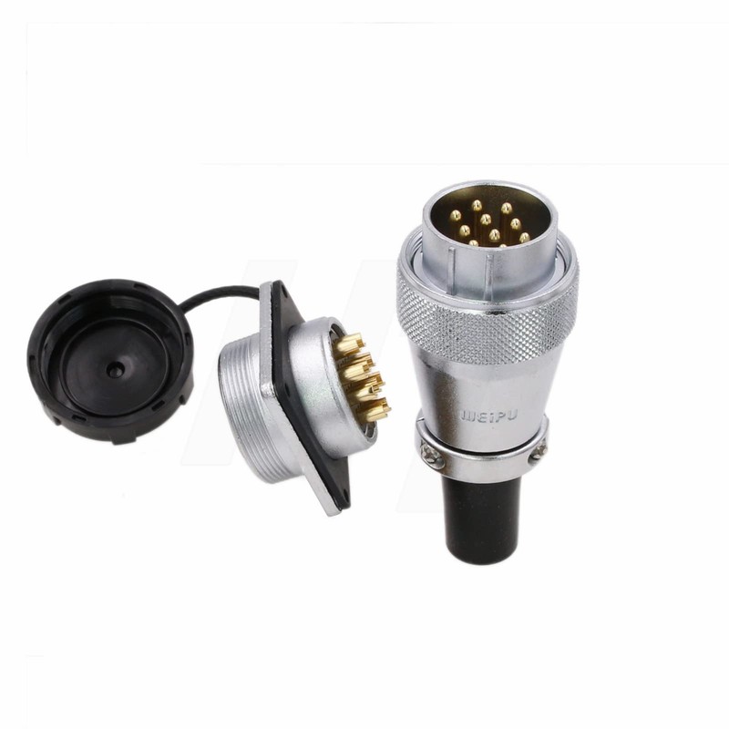 HangTon WS28 10 Pin Aviation Circular Power Electrical Connector Male