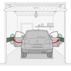 Garage Wall Protector Bumper Guards - 6 Pack Universal 1-3/16"