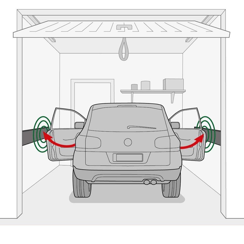 Garage Wall Protector Bumper Guards - 6 Pack Universal 1-3/16"