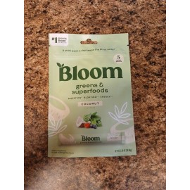 Bloom Greens & Superfoods, Coconut, 5 Stick Packs, 0.19 oz (5.44 g) Each