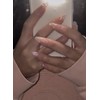 [Year-end nails with ten-hand glass parts] Pink glass of poetry❄