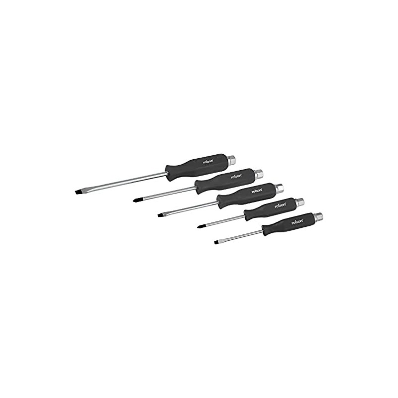 Rolson 28594 5 pc Hex Shank Screwdriver Set