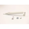 LARSON Certified White Storm Door Heavy-Duty Piston, Storm Door Closer