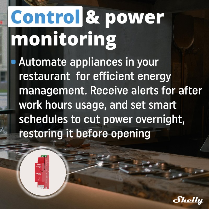 Shelly Wave Pro 1PM US LR | Z-Wave Long Range