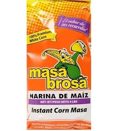 Masa Brosa Instant Corn Mix, 4.4 lb, Gluten Free Harina De Maiz For Tortilla