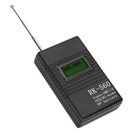 ciciglow 50MHz-2.4GHz Frequency Counter, Handheld Radio Frequency Meter with Antenna, Portable Frequency Meter, Suitable for DCS and CTCSS Testing