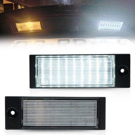 NSLUMO LED License Plate Light Assembly for Kia Forte Sedan 2019 2020 2021 2022 2023, OEM Replacement 6000K Xenon White 18-SMD Error Free Led Tag Lights