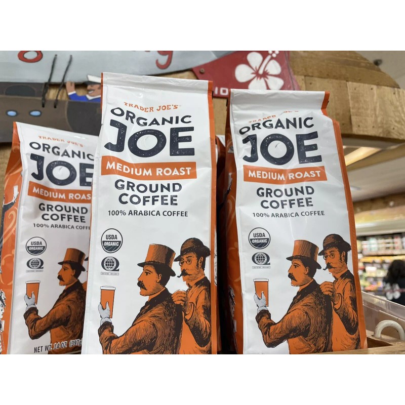 TRADER JOE'S 3 PACK TRADER JOE'S ORGANIC MEDIUM ROAST 100%