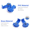 150 pcs Quick Splice Wire Connectors, Solderless Snap Electrical Connector,