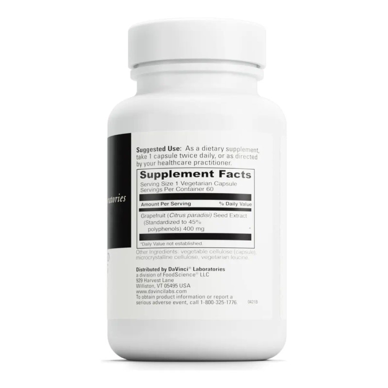 Extracto Semilla Toronja Davinci Labs Salud Digestiva Equilibrio Intestinal