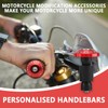 Zeaying Pack of 2 Bar End Motorcycle Handlebar Weights, Motorcycle