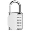 BeskooHome Combination Lock, Heavy Duty Padlock with Code, Resettable Combination