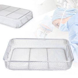 SENDERPICK High Temperature Sterilization Basket Surgical Instrument Tray Stainless Steel