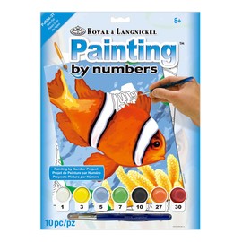 Royal & Langnickel 11 x 15 inch Clown Fish Pre-Printed Paint by Number Painting Set
