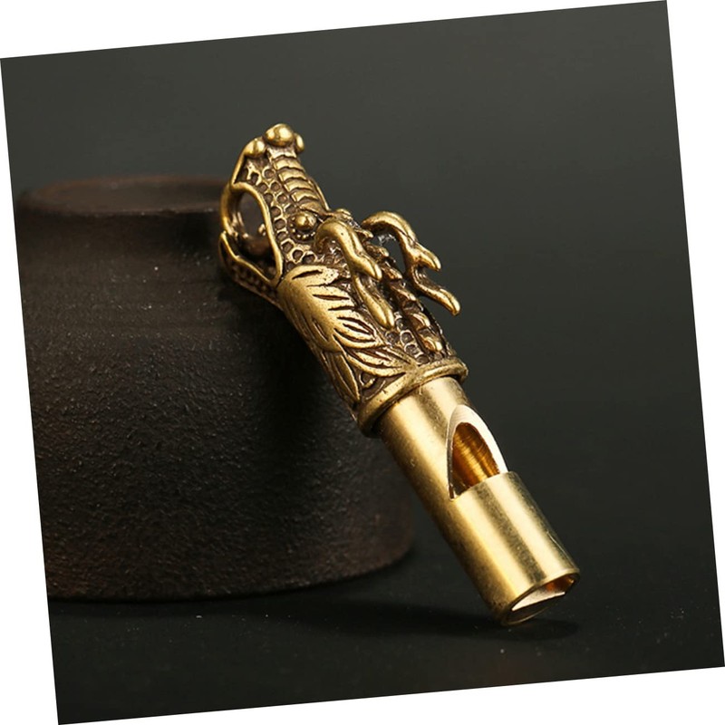 Kisangel Whistle Dragon Head Keychain 2pcs Sports Whistle High Volume
