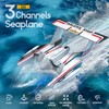 DEERC RC Plane for Water Land & Air, Amphibious Tri-Phibian