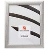 Craig Frames Contemporary, 18x24 Picture Frame, Scratched Silver