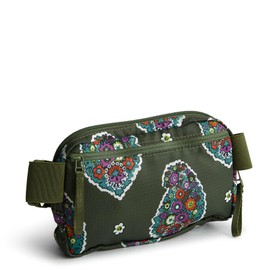 Vera Bradley Women's Ripstop Woodward Small Belt Bag, Kew Gardens Green, One Size