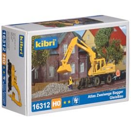 Kibri 16312 HO Atlas Road and Rail Excavator