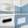 PRANDOM Storage Bins with Lids [3-Pack] Linen Fabric Foldable Storage