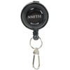 Smith LTD Key Reel Clip-on Reel 60cm Rotary Black