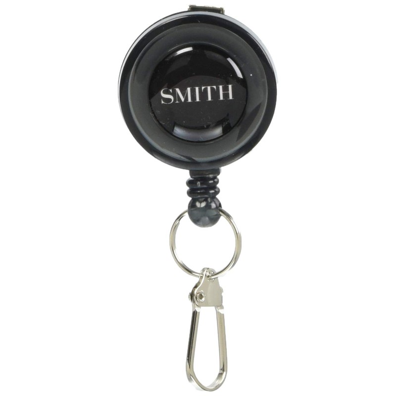 Smith LTD Key Reel Clip-on Reel 60cm Rotary Black
