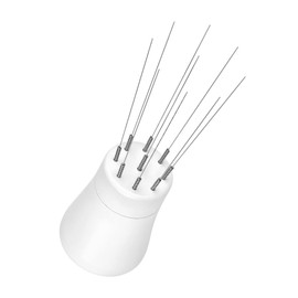 Normcore WDT Tool, 9 Prong Espresso Distribution Tool, 0.23mm Thick Espresso Stirrer Tools, Weiss Distribution Technique, Anodized Aluminum Handle, Non-Stick Coating White