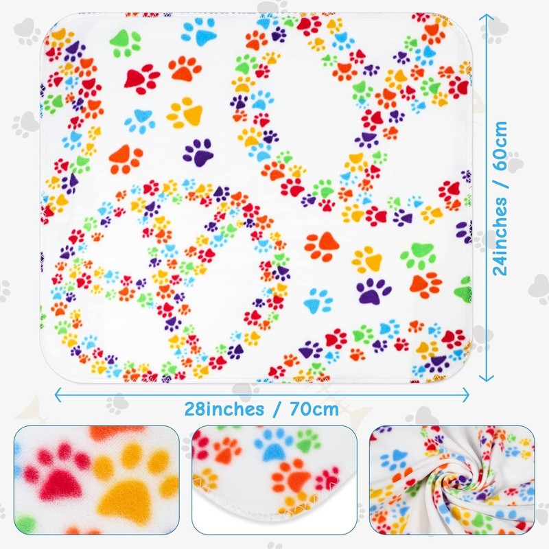 TBK Pets Double-Sided Fleece Pet Blanket, Soft Snuggle Blanket for