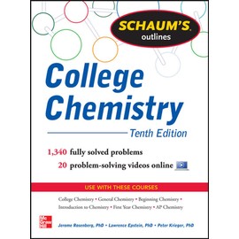 Schaum's Outline of College Chemistry: 1,340 Solved Problems + 23 Videos (Schaum's Outlines)