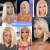 Thogriy 613 Blonde 13x4 Bob Wig Human Hair 180% Density
