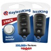 KeylessKing* 2 Fit Toyota 4Runner 1999 2000 2001 2002 2003 2004 Remote Keyless Entry Key Fob