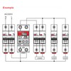 GEYA Current/Voltage Protection Device with Measuring Function AC220V LCD Display