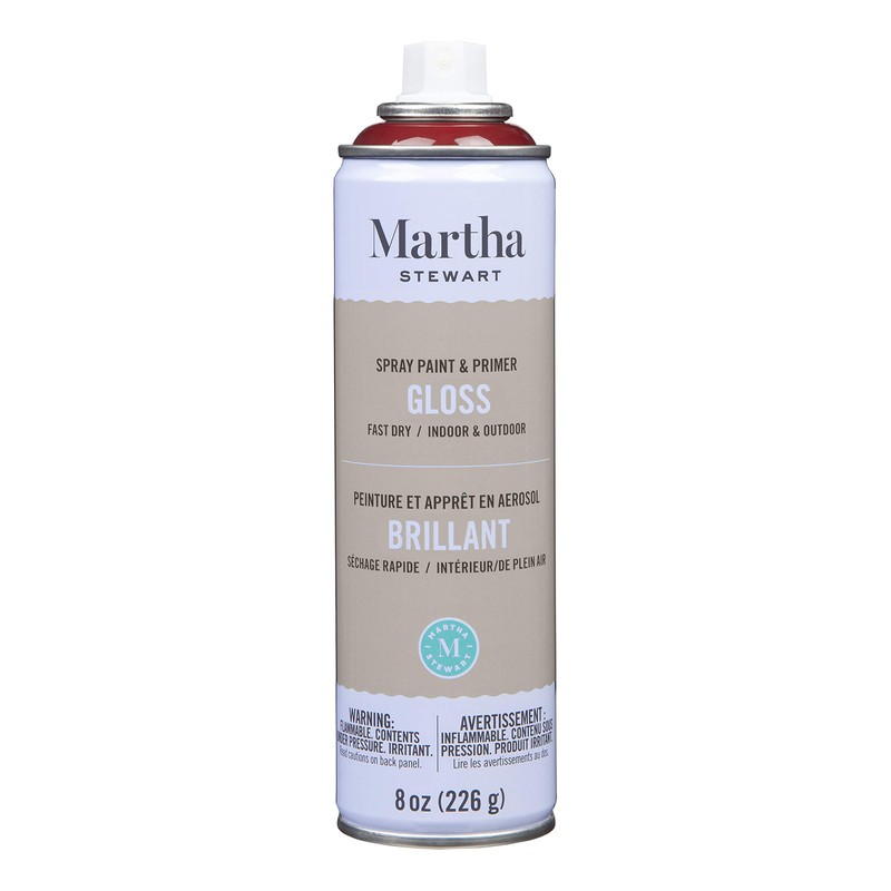 MARTHA STEWART Paint & Primer 8oz Spray Paint, Gloss Chipotle