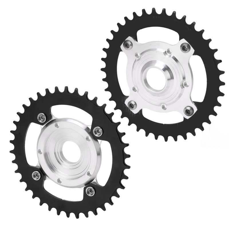 38T 104 BCD Electric Bike Chainring and Adapter Aluminum Alloy