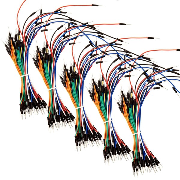 AZDelivery 5 x 65 Pieces Jumper Wire Cable Jumpers Compatible