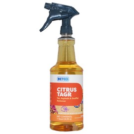 Detco -CITRUS TAGR (Tar,Asphalt, & Graffiti) REMOVER- D-Limonene Citrus Orange Cleaner, Degreaser & Deodorizer- 32 oz