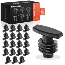 A-Premium 20PCS Nylon Hood Seal Retainer Clip Fastener Compatible with Hyundai Accent 2011-2024 - For 7.8mm Hole