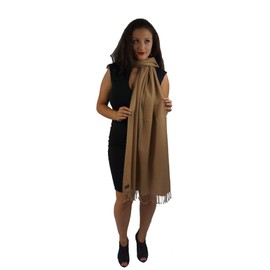 Pure Pashmina Scarf/Pure Pashmina Shawl/Cashmere Shawl/Cashmere Scarf/Scarf/Shawl (Camel)