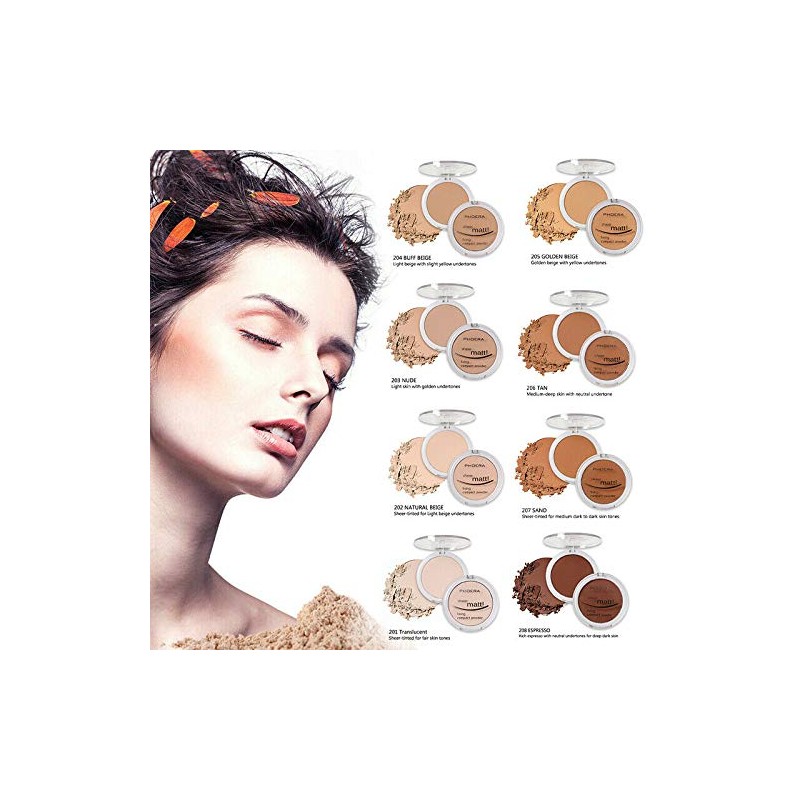 AQUAPURITY PHOERA Sheer Matte Compact Powder Fixing Powder Makeup Base