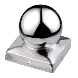 CONNEX HV4323 Post caps NIRO 90x90 with Ball, 90 x 90 mm