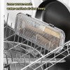 WHDQPX Dishwasher Basket, Stainless Steel Dishwasher Silverware Basket, Replacement Utensil